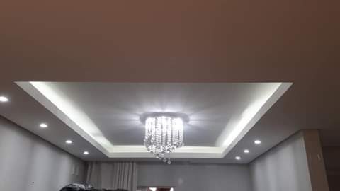 Forro Decorado e Sancas executado pela Gesso Joinville